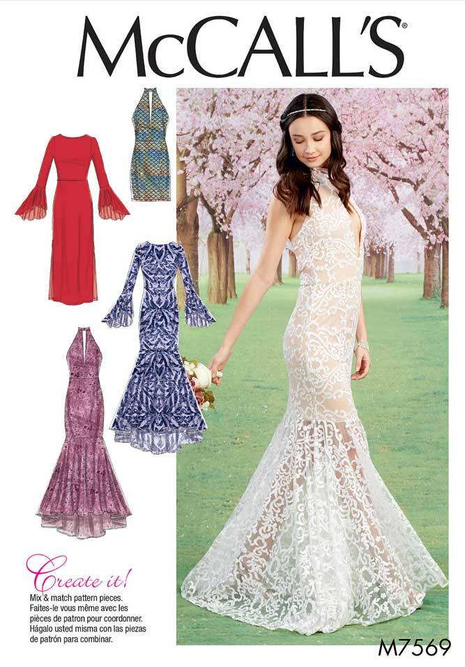 coscraft-m7569-s-ulen-kleid-schnittmuster-a5-6-14 image 1