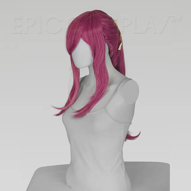 epiccosplaywigs-phoebe-raspberry-pink-mix-per-cke-mit-zopf image 1