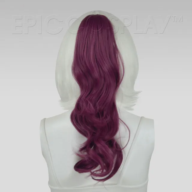 epiccosplaywigs-ponytail-clipon-dark-plum-purple-haarteil-50cm-lockig image 1