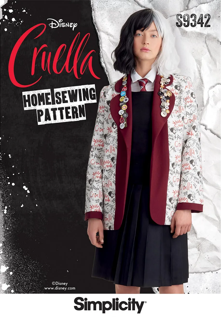coscraft-9342-cruella-kost-m-schnittmuster-jacke-xs-xl image 1