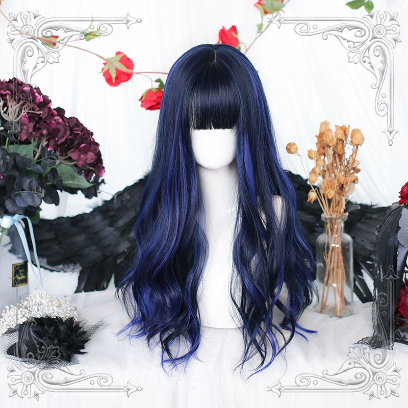 lemailwig-lolita-wigs-per-cke-65cm-schwarz-blau-lockig image 8