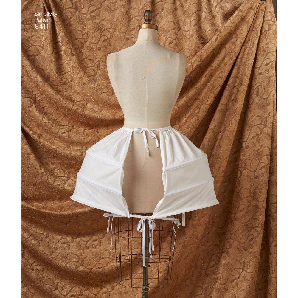 coscraft-8411-rokoko-kleid-schnittmuster-h5-6-14-18-jahrhundert image 5