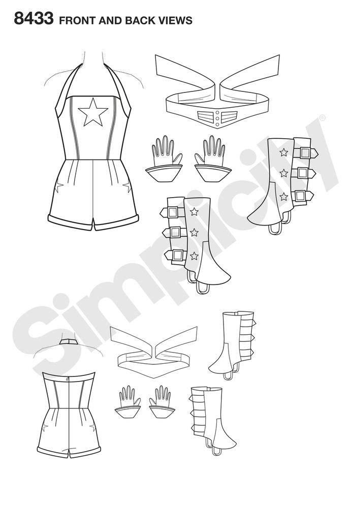 coscraft-8433-bombshell-stargirl-kost-m-schnittmuster-h5 image 6