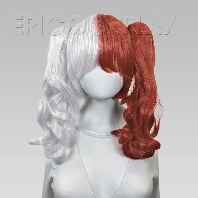 epiccosplaywigs-rhea-silbergrau-dunkelrot-per-ckenset-zopf image 1