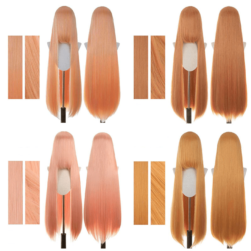 lemailwig-basic-wigs-per-cke-gelb-orange-100-cm-volumin-s image 8