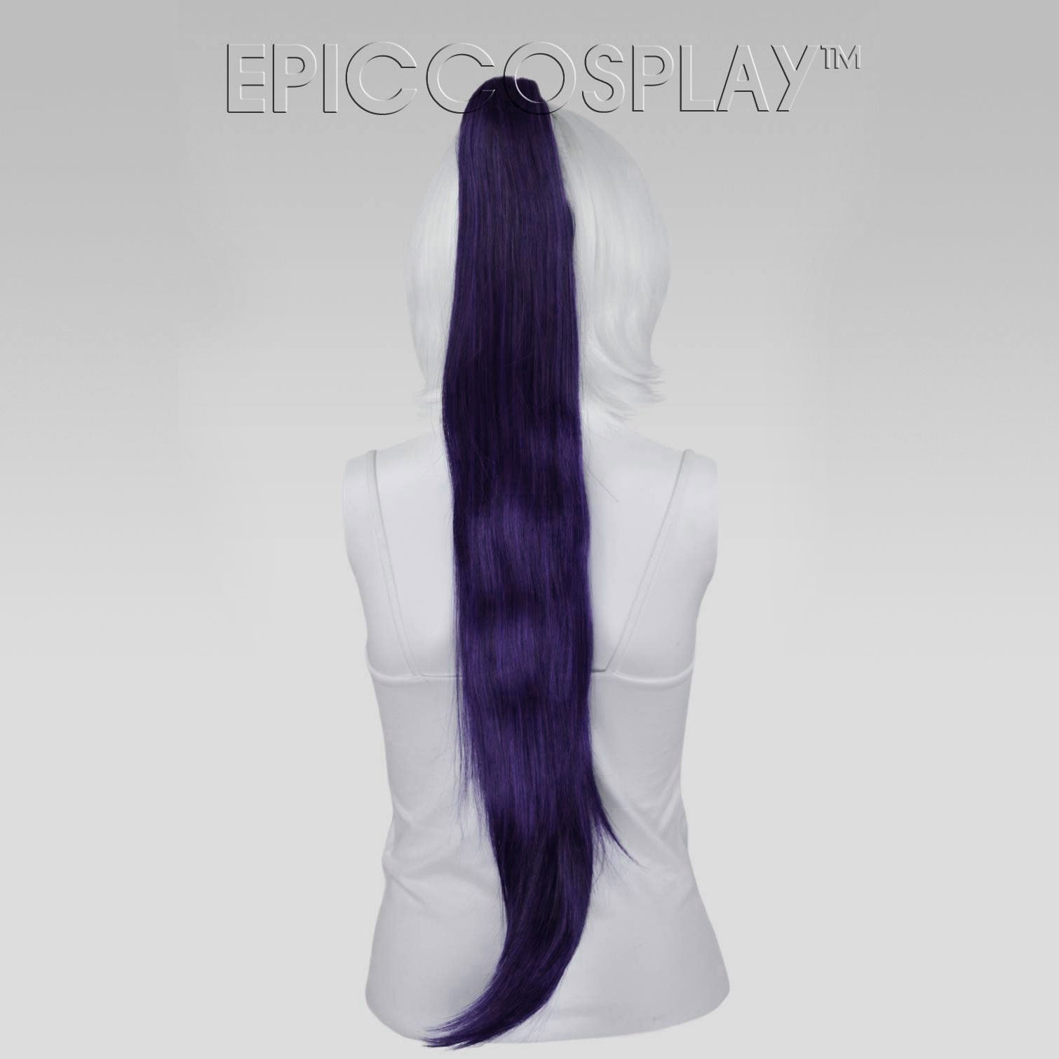 epiccosplaywigs-ponytail-purple-black-fusion-clip-89-cm image 1