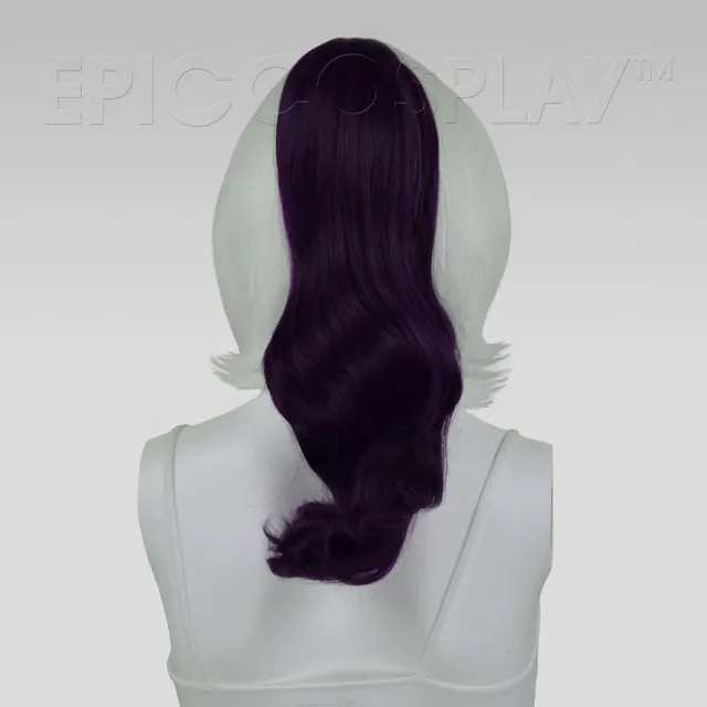 epiccosplaywigs-ponytail-clipon-purple-black-fusion-51-cm-lockig image 1