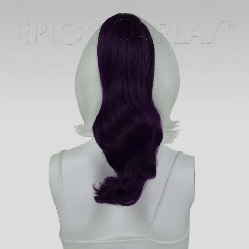 epiccosplaywigs-ponytail-clipon-purple-black-fusion-51-cm-lockig image 1