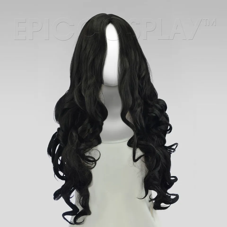 epiccosplay-daphne-black-gewellte-langhaar-peru00fccke-schwarz image 1
