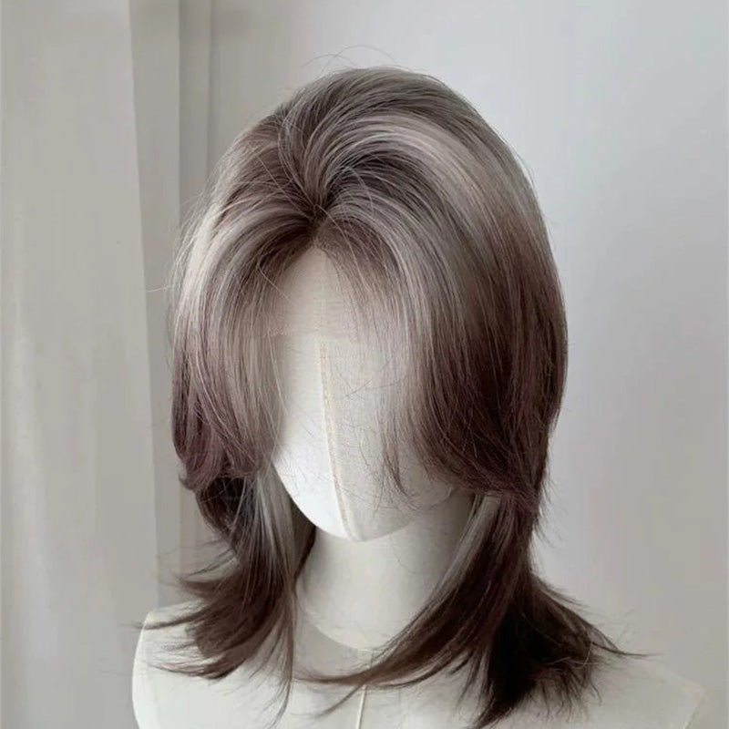 lemailwig-lace-wigs-per-cke-blond-braun-grau-30-cm-kurz image 4