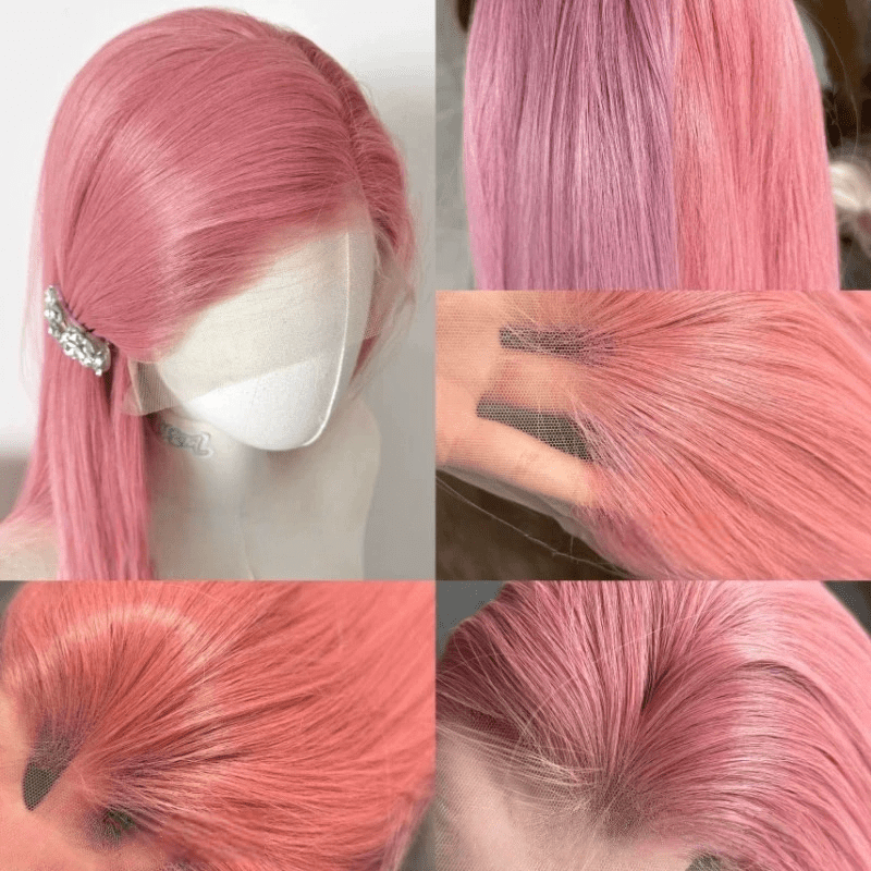 lemailwig-pink-series-front-lace-per-cke-rosa-glatt-75-80cm image 8