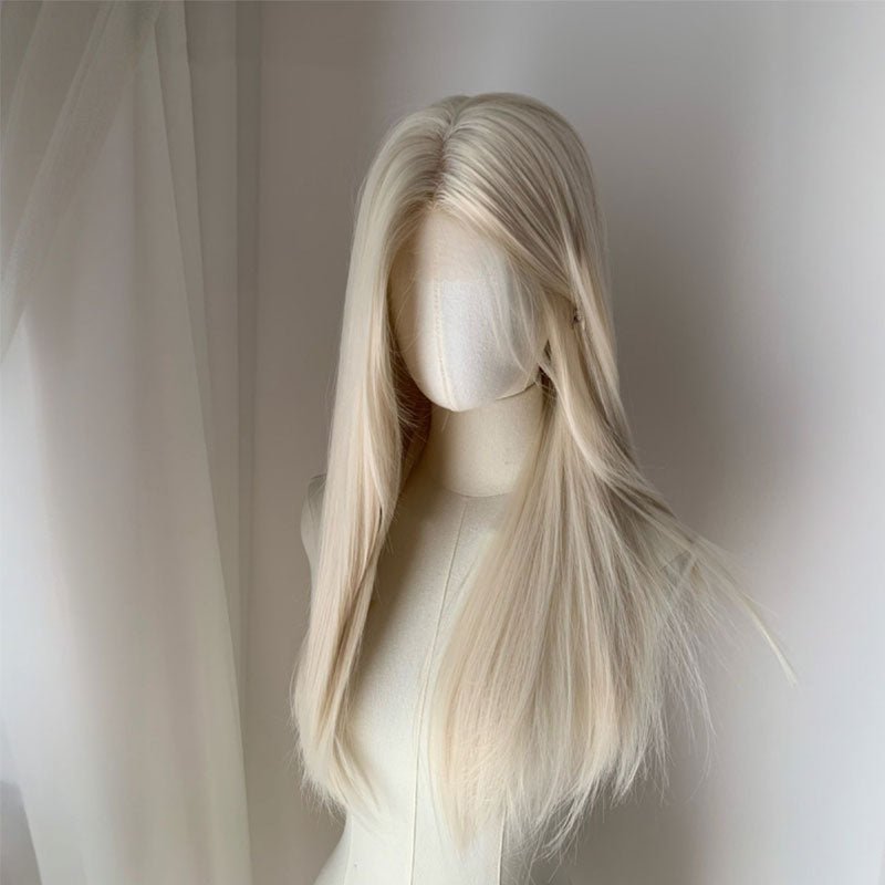 lemailwig-lace-wigs-lange-per-cke-platinblond-65-cm image 1