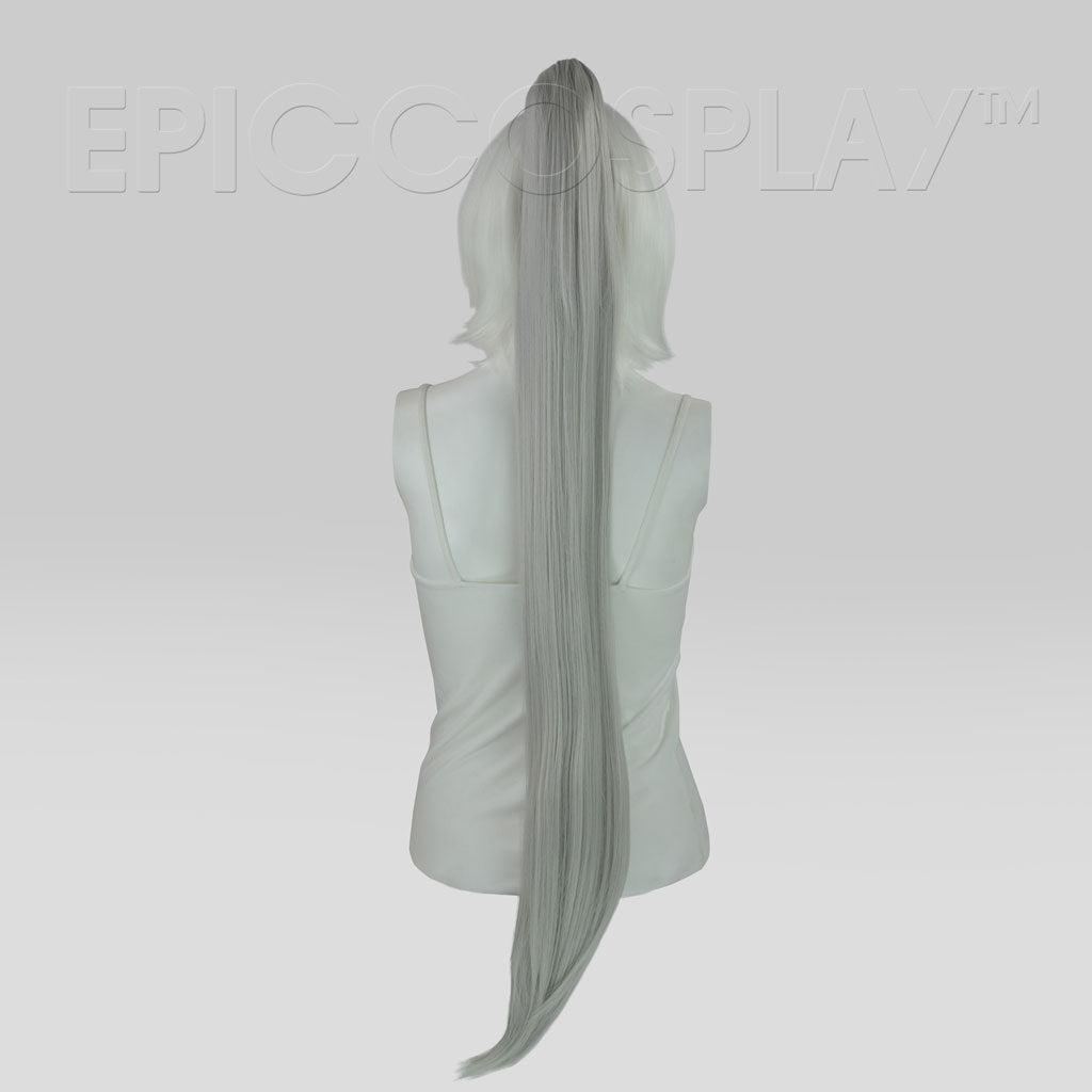 epiccosplay-ponytail-clipon-zopf-silbergrau-glatt-89-cm image 1
