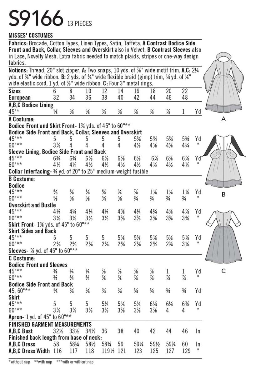 coscraft-9166-damen-hexen-kost-m-schnittmuster-h5 image 6