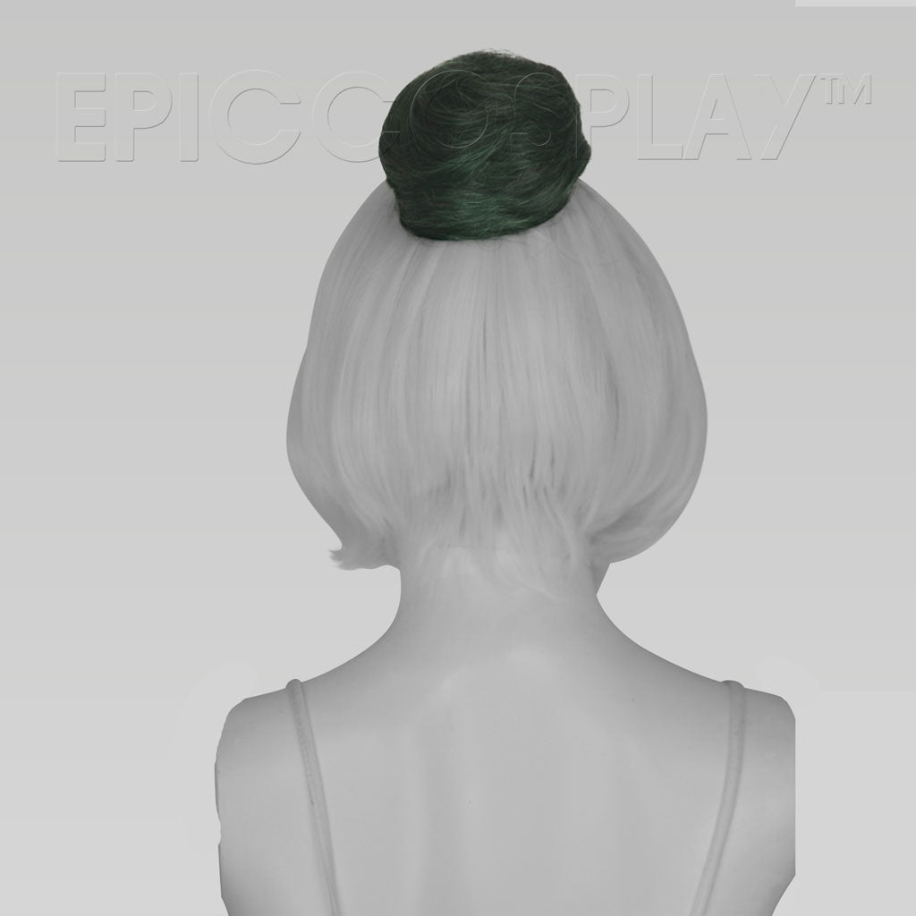 epiccosplaywigs-dutt-forest-green-mix-haarknoten-haarteil image 1