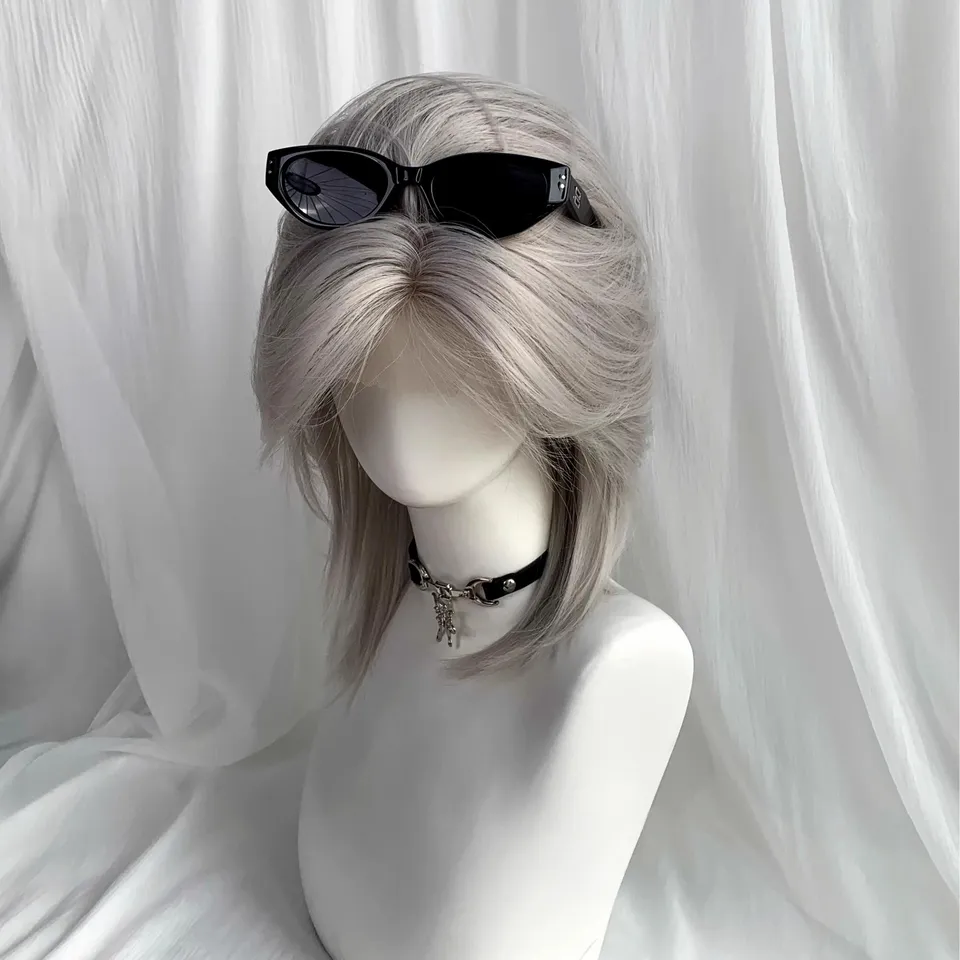 lemailwig-lace-wigs-lace-front-per-cke-silber-38cm image 1