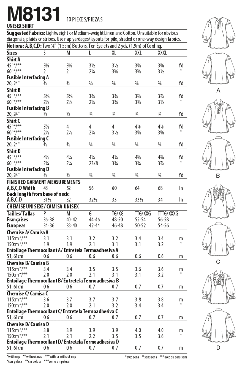 coscraft-m8131-unisex-schn-rhemd-schnittmuster-einheitsgr-e image 5