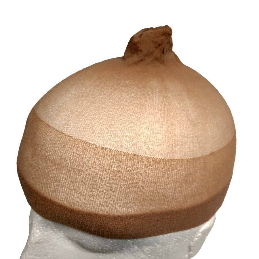 coscraft-wig-accessories-per-ckenkappe-braun-2er-pack-stretch image 1
