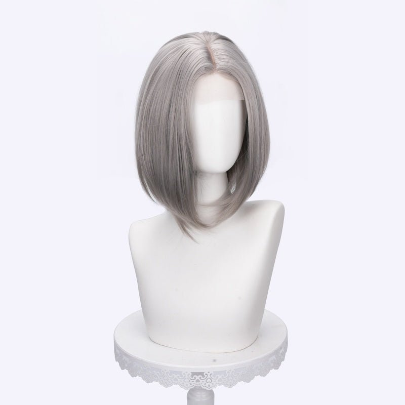 lemailwig-lace-wigs-kurze-cosplay-per-cke-35-cm-black image 4