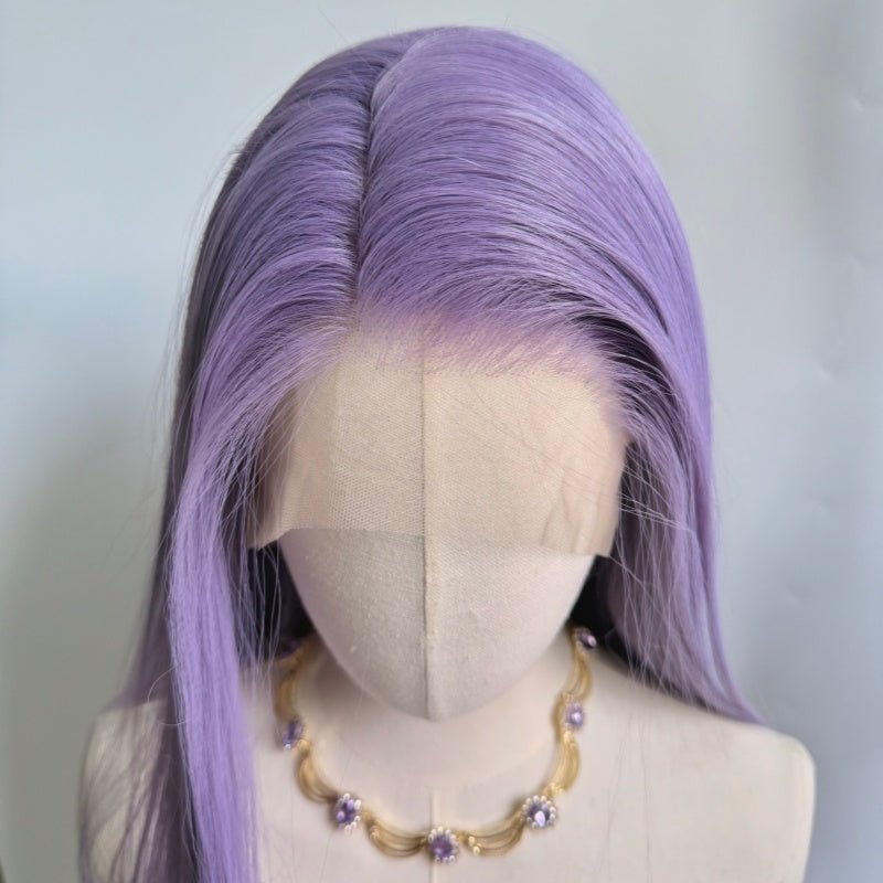lemailwig-lace-wigs-lang-glatt-per-cke-lila-01-80cm image 7