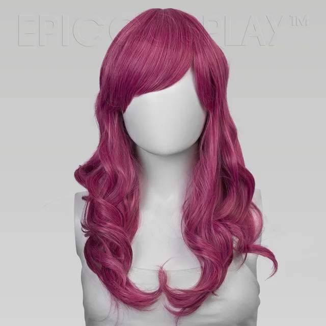 epiccosplaywigs-hestia-raspberry-pink-mix-locken-per-cke image 1