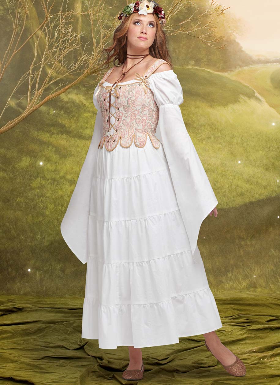 coscraft-9734-damen-kost-m-schnittmuster-corsage-rock-k5 image 3