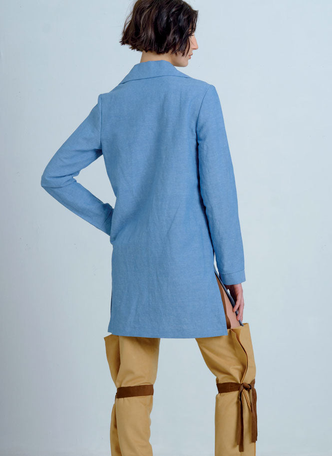 mccall-s-m8018-damen-kost-m-schnittmuster-weste-hemd image 4
