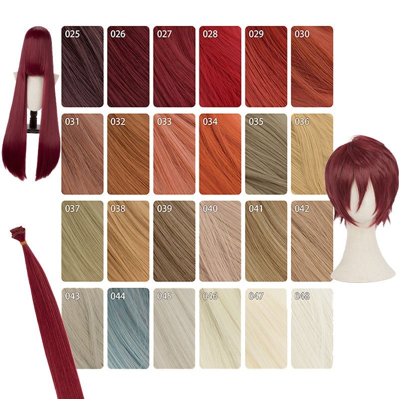 lemailwig-basic-wigs-cosplay-per-cke-100cm-rotbraun-hitzebest-ndig image 1