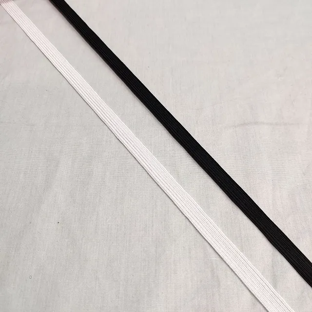 coscraft-polyester-gummiband-9mm-schwarz-0-5m-elastisch image 1