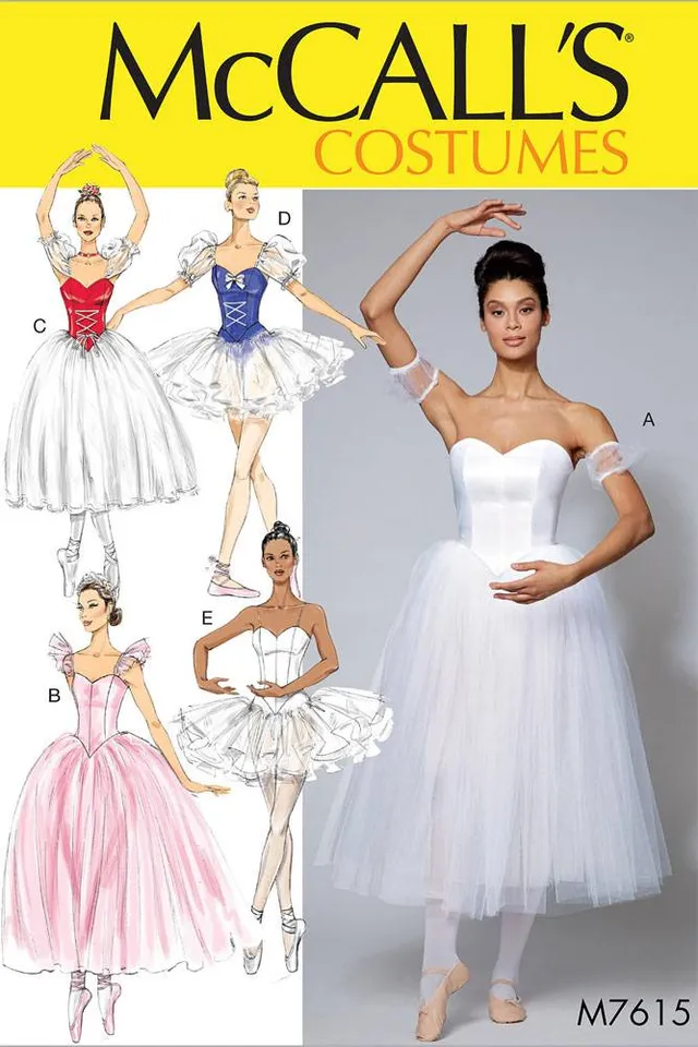 coscraft-m7615-ballett-schnittmuster-tutu-mieder-a5 image 1