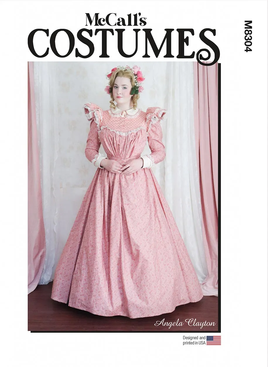 mccall-s-m8304-angela-clayton-tea-dress-schnittmuster-1890er image 1