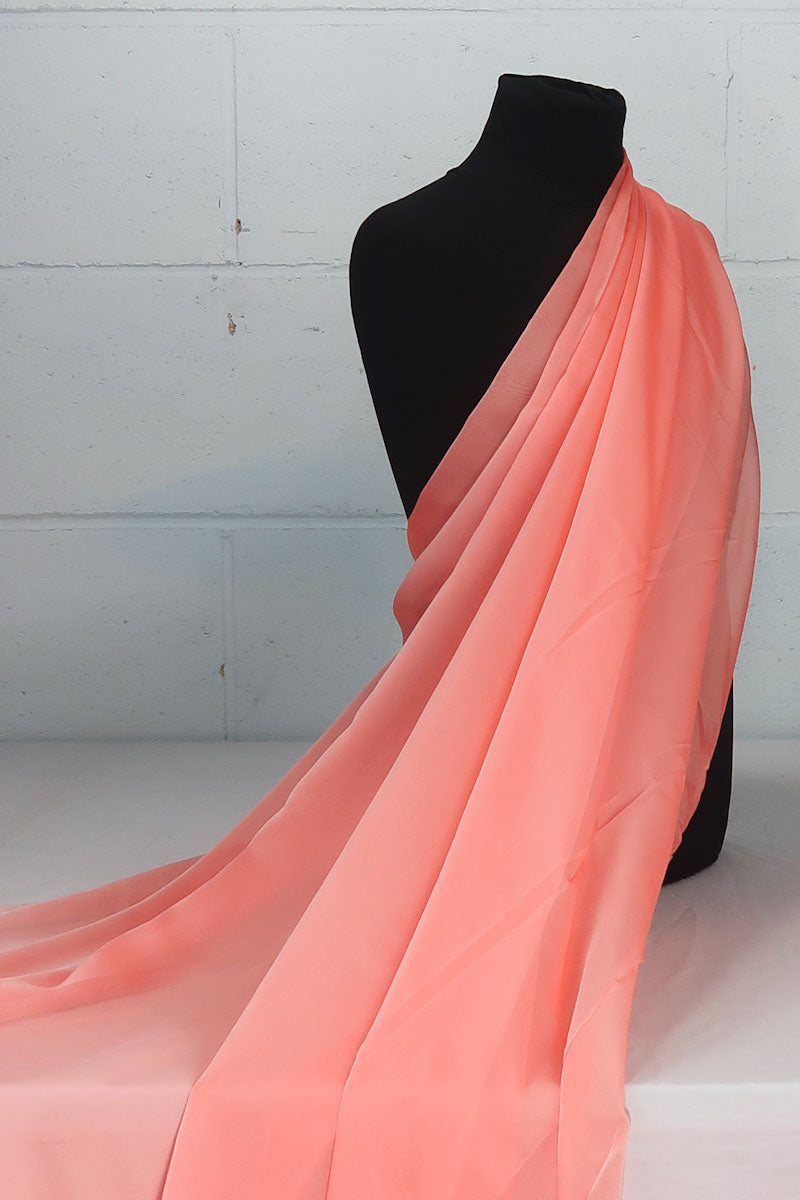 coscraft-chiffon-stoff-weinrot-0-5-m-polyester-145-cm-breit image 8