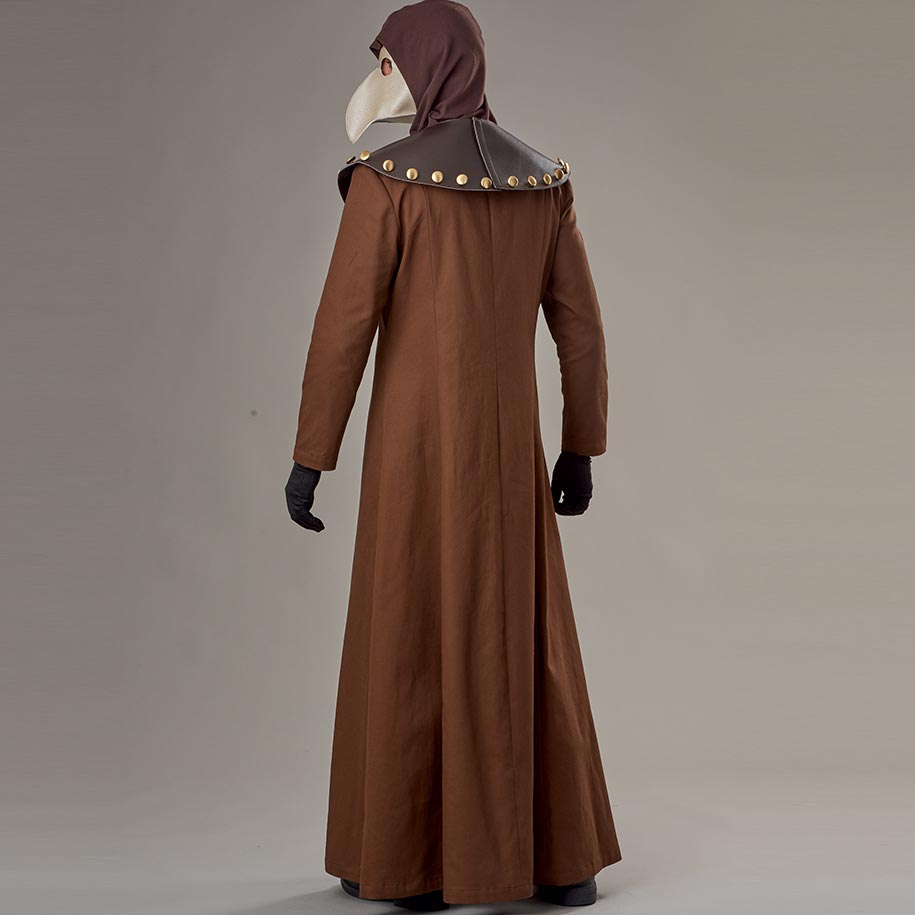 coscraft-9253-unisex-mantel-kapuze-maske-schnittmuster-a image 2