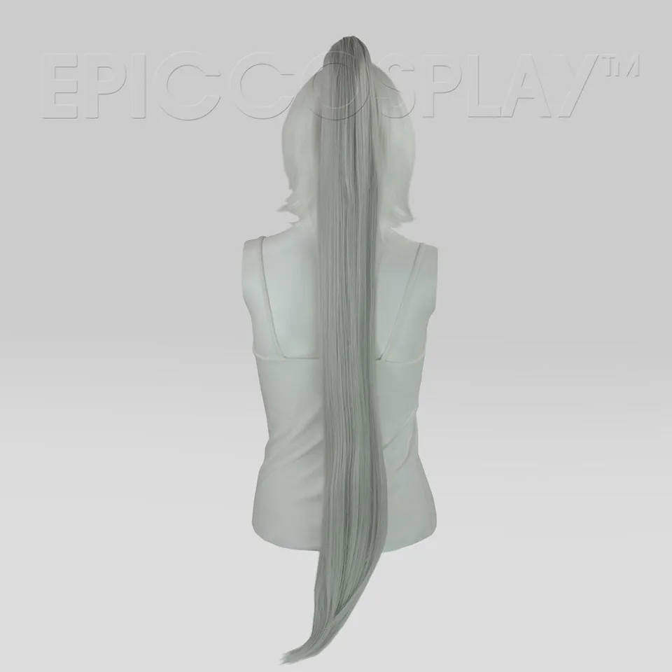 epiccosplay-ponytail-clipon-zopf-silbergrau-glatt-89-cm image 1