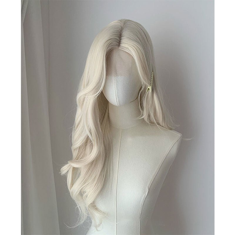 l-email-lace-wigs-lang-locken-front-lace-per-cke-platinblond-65cm image 3