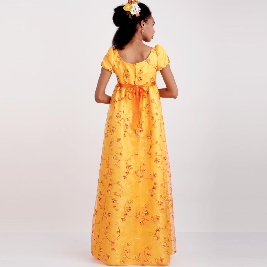 coscraft-9434-regency-kleid-schnittmuster-gr-e-aa-empire-taille image 5
