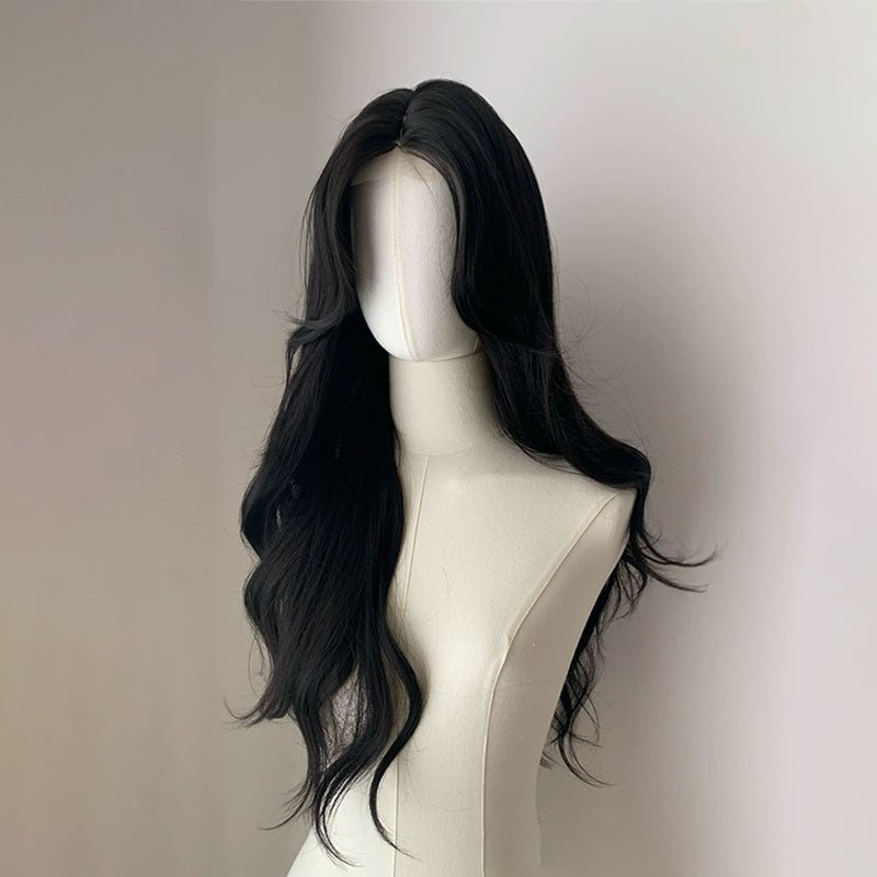 lemailwig-lace-wigs-locken-per-cke-schwarzbraun-65-cm image 1