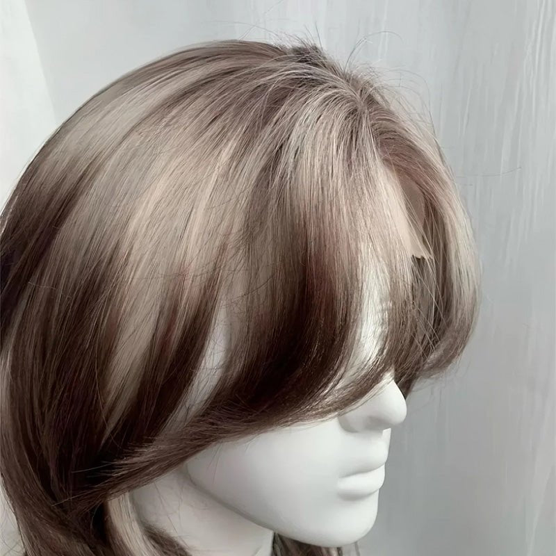 lemailwig-lace-wigs-front-lace-per-cke-38cm-braun-grau image 3