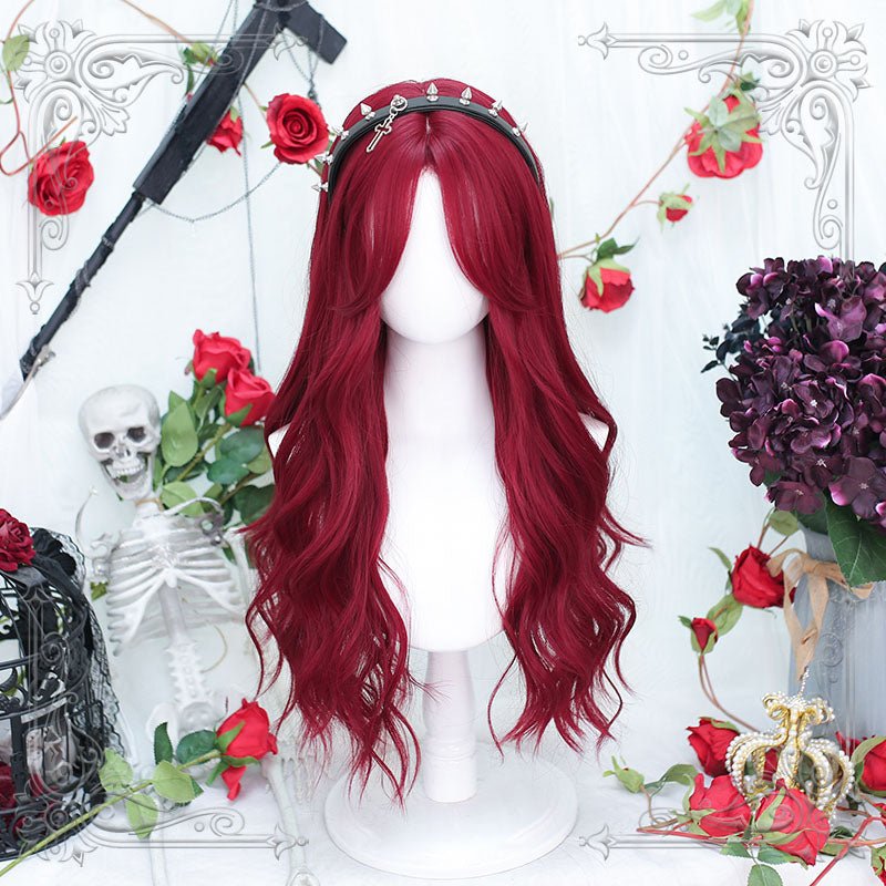 lemailwig-lolita-wigs-per-cke-weinrot-lang-65-cm image 4