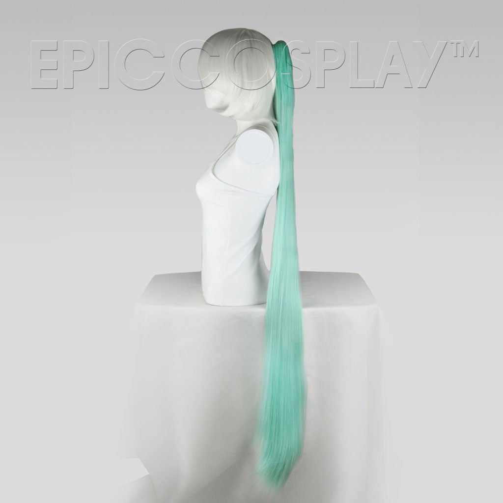 epiccosplaywigs-clip-on-zopf-50-mint-green-glatt image 2