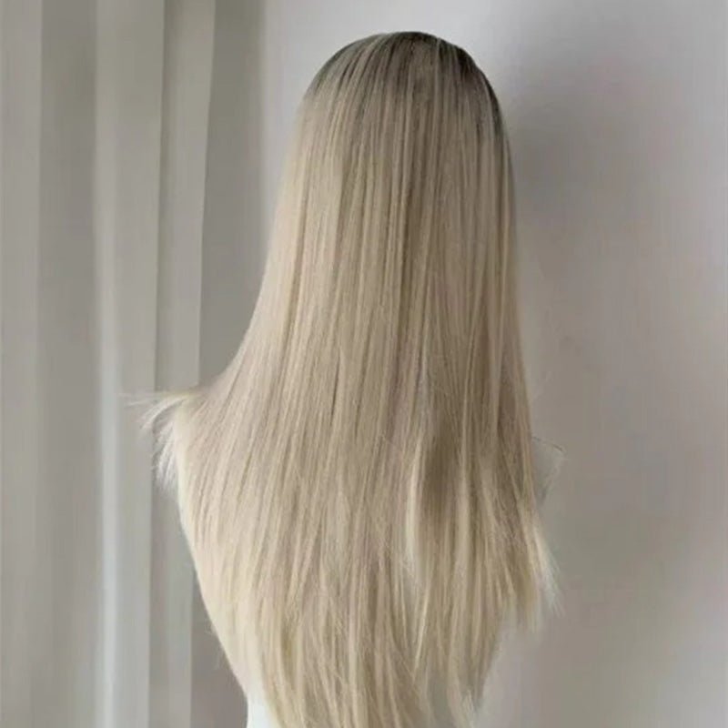 lemailwig-lace-wigs-glatte-front-lace-per-cke-wei-schwarz-65-cm image 2
