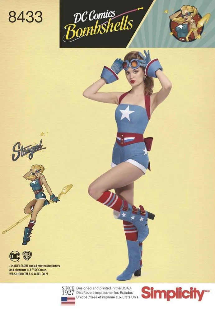 coscraft-8433-bombshell-stargirl-kost-m-schnittmuster-h5 image 1
