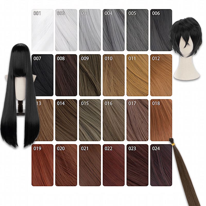 lemailwig-basic-wigs-cosplay-per-cke-schwarz-100cm-lang image 1