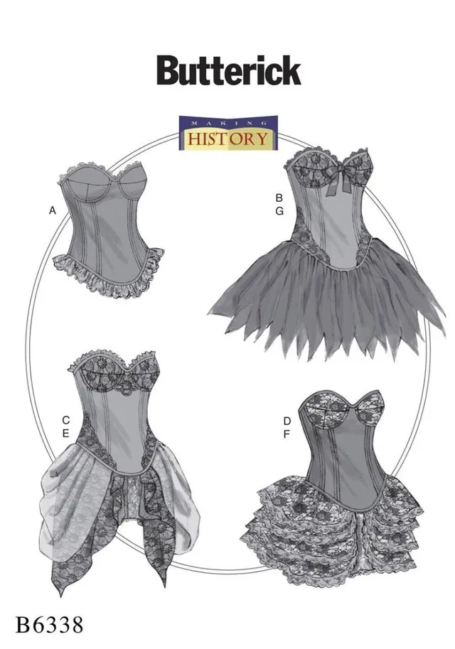coscraft-b6338-corsage-schnittmuster-a5-mit-schn-rung image 1