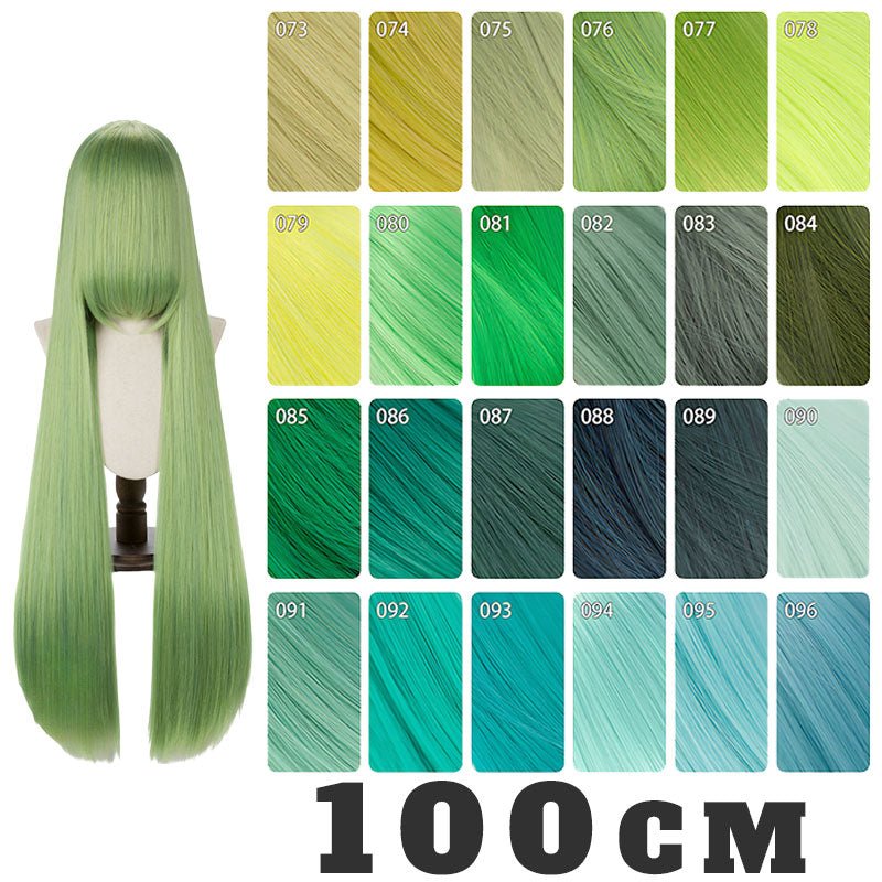 lemailwig-basic-wigs-per-cke-gr-n-100cm-hitzebest-ndig image 2