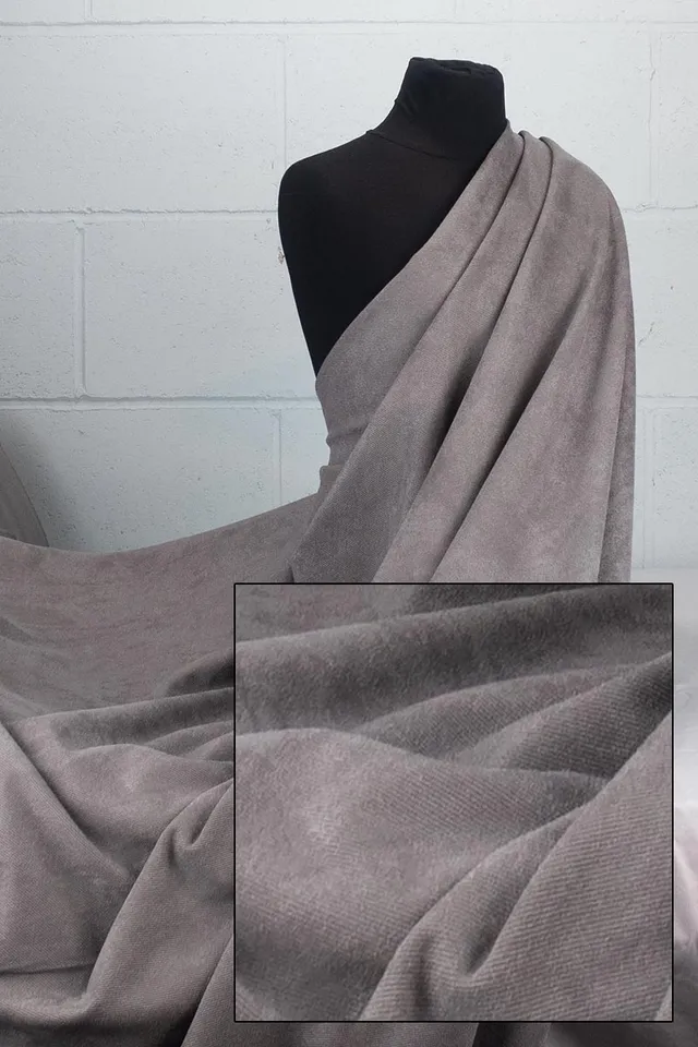 coscraft-fabrics-suede-twill-stoff-rot-0-5-m-weich image 1