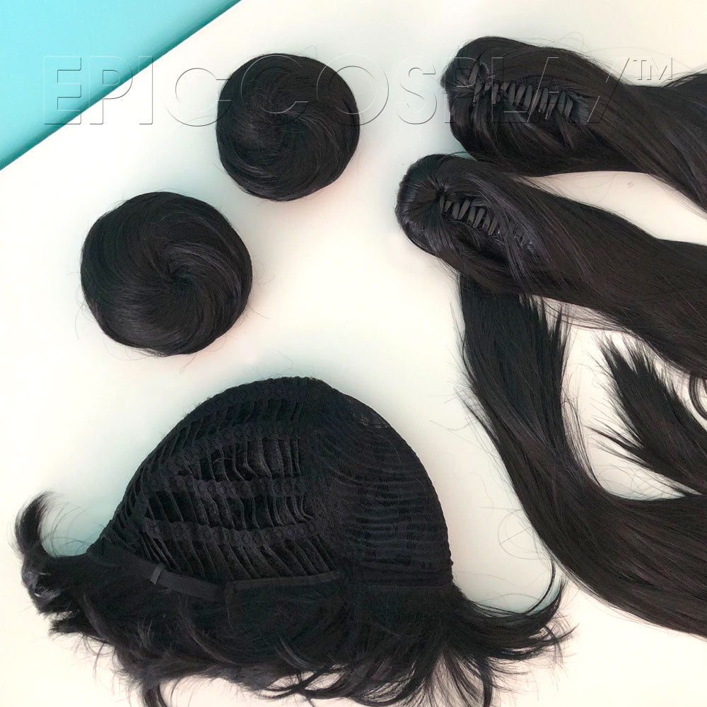 epiccosplaywigs-moonie-per-ckenset-schwarz-mit-clip-z-pfen image 3