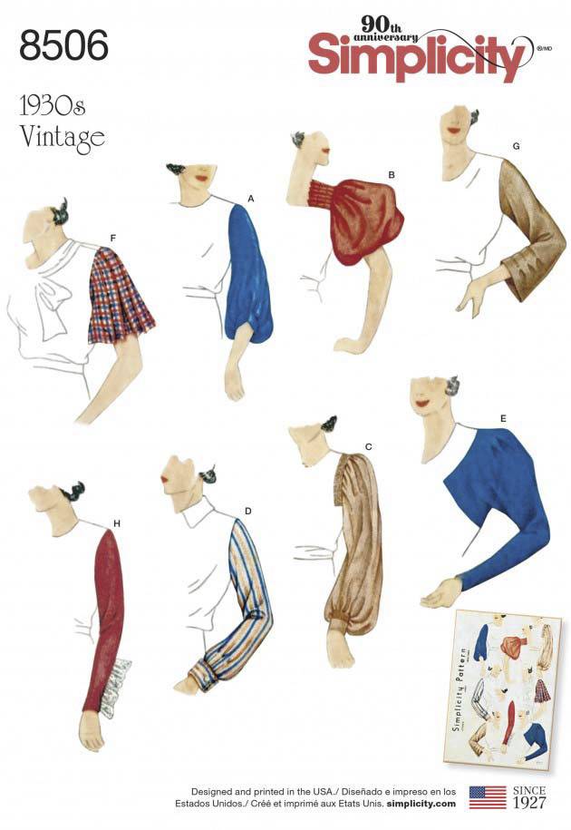 coscraft-8506-vintage-rmel-schnittmuster-gr-e-a image 1