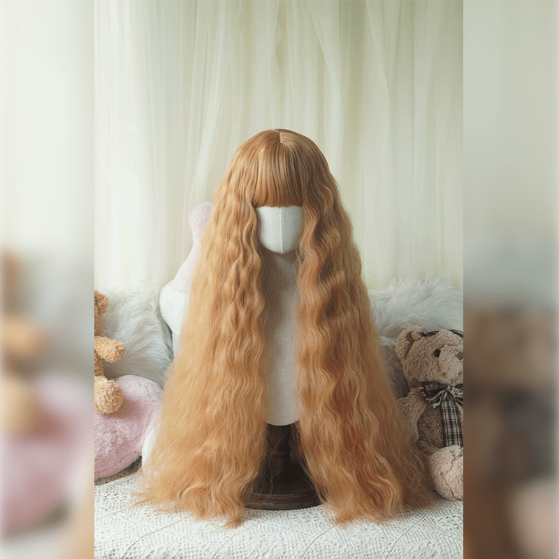 lemailwig-lolita-wigs-wool-curls-per-cke-tiefbraun-80cm image 5