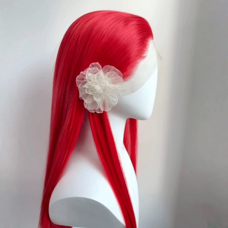 lemailwig-lace-wigs-lange-glatte-front-lace-per-cke-rot-80-cm image 7